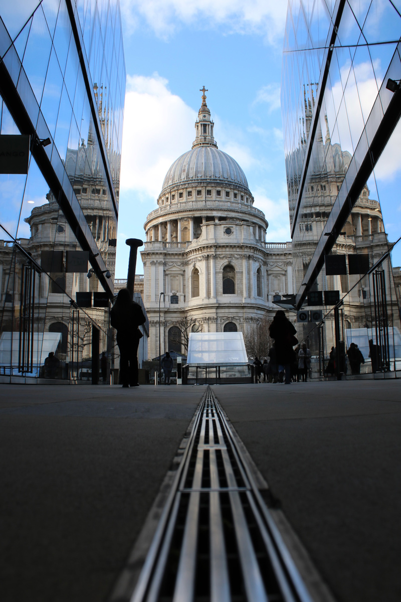 Kaitlyn Sill’s class got to explore St. Paul's Cathedral on a walking tour around the city of London during the London Communication study abroad program in winter 2023.