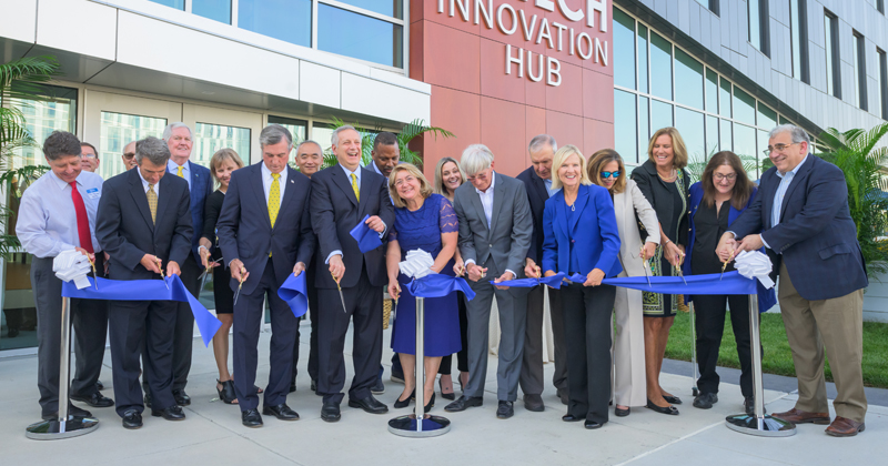 Ribbon-cutting ceremony marks UD’s entry to new FinTech Innovation Hub