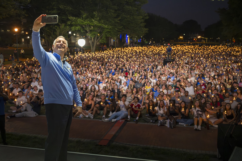 A final selfie with President Assanis