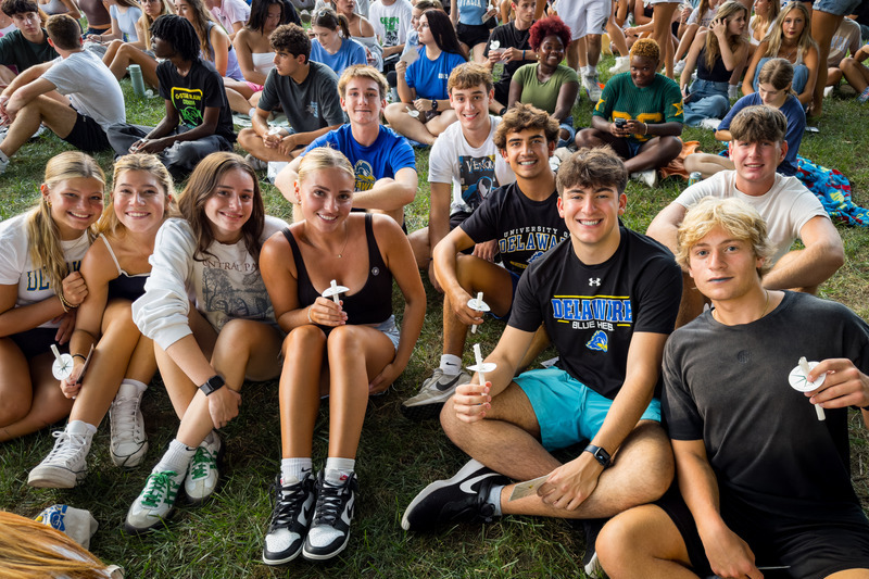A group of new Blue Hens