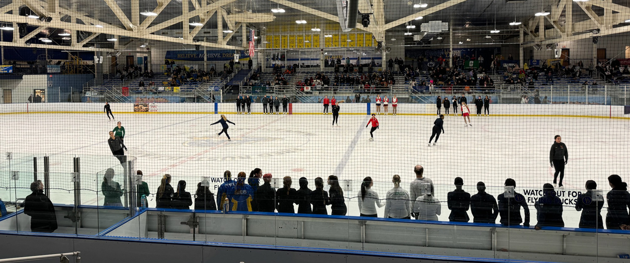The University’s defining culture of inclusivity was on display at the Blue Hen Ice Classic, a student-run figure skating tournament that brought 213 skaters from 21 universities to Newark, Delaware, from Feb. 24-25.