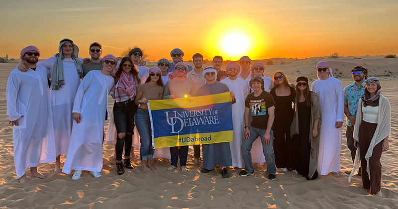 This winter, a group of seniors majoring in construction engineering, civil engineering and chemical engineering spent five weeks studying abroad in Dubai.