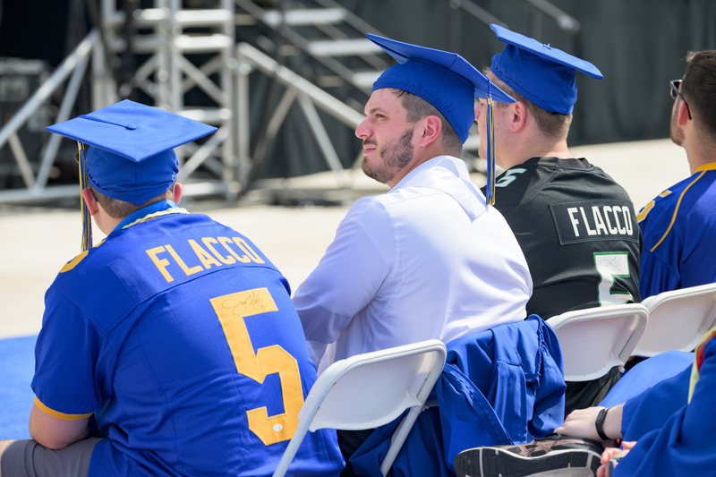 Graduates of the University of Delaware Class of 2024 celebrate the culmination of their college careers.