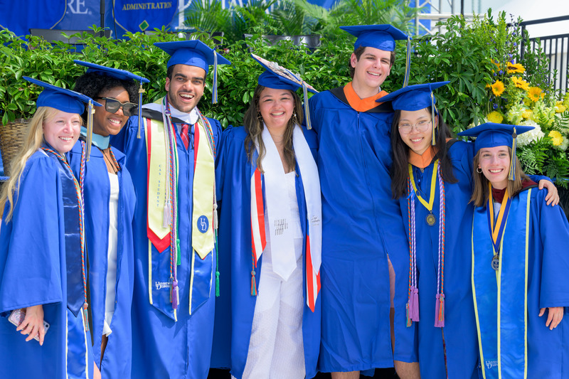 Graduates of the University of Delaware Class of 2024 celebrate the culmination of their college careers.