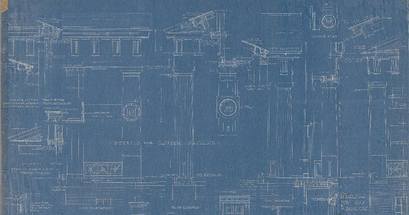 Drawing of architecture