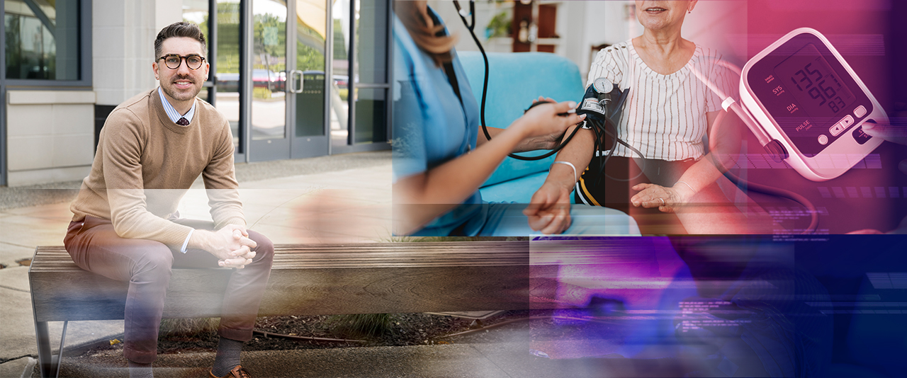 Daniel Harris, assistant professor of epidemiology at UD, and co-principal investigator Kaley Hayes of Brown University, have been awarded $2.6 million from the National Institute on Aging to study blood pressure treatment strategies in nursing homes.