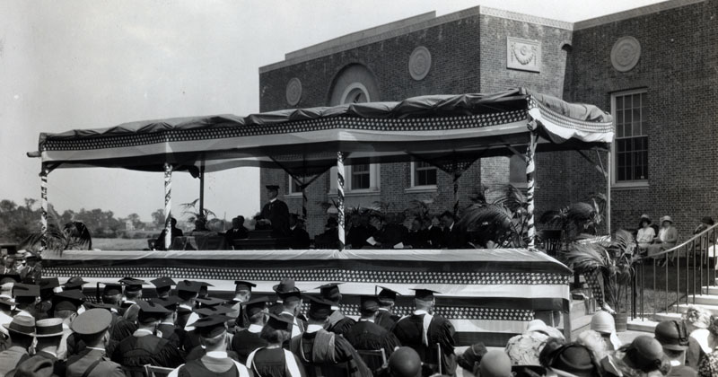 Memorial Hall dedication 1925