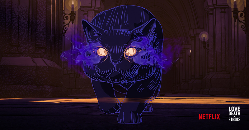 Siobhan Carroll knew that her tale of cats fighting the devil would lend itself to animation, and her story “For He Can Creep” was adapted for the fourth season of Netflix’s “Love, Death & Robots.”