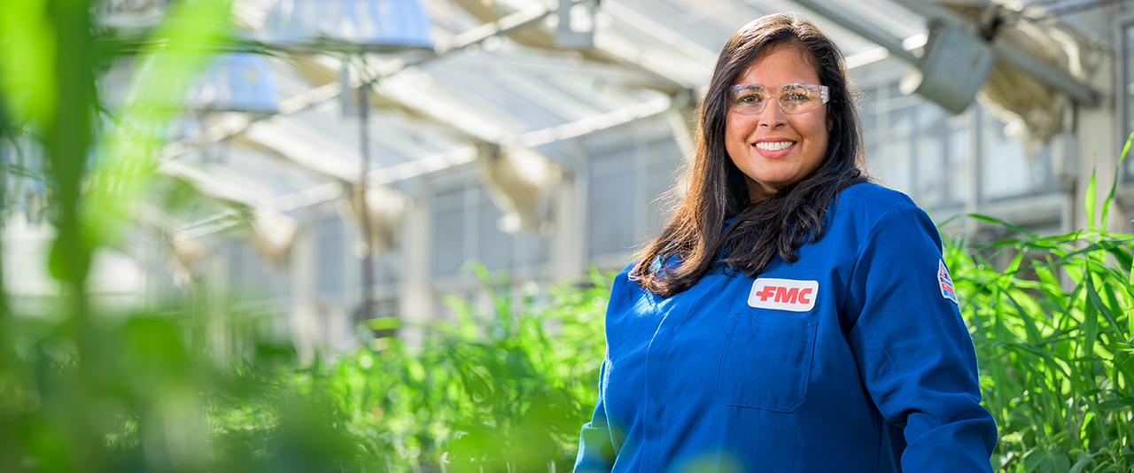 University of Delaware College of Agriculture and Natural Resources alumna Tiffany Carro leads a multi-disciplinary international team responsible for human health sciences and environmental sciences disciplines in the development and defense of FMC Corporation's agricultural assets.