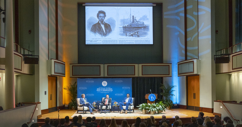 South Carolina State Representatives Brandon L. Cox and Jermaine L. Johnson, the 2025 Biden School of Civility in Public Service Award honorees, were recognized with a special award ceremony on Sept. 9.