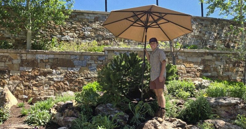 UD junior Jackson Fox spent the summer at Betty Ford Alpine Gardens in Colorado planting, watering and learning how to maintain gardens in a high altitude, alpine environment.