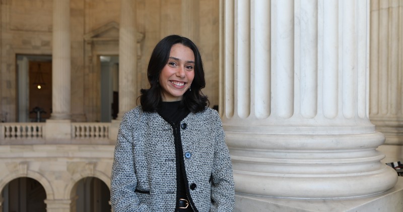 Mirabella Troncoso, a junior political science and public policy double major, was named a 2026 Truman Scholar for the state of Delaware, one of 55 scholars nationwide. 
