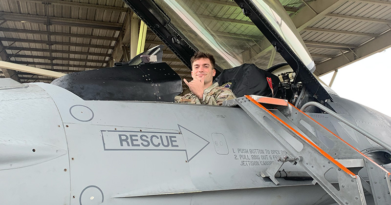 Kameron Manning earned numerous awards while leading high-level operations during his service in the United States Air Force.