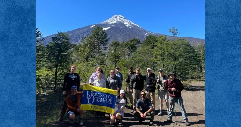 Eleven UD students got a crash course in sustainable development up close and personal to Patagonia’s snow-capped mountains, volcanoes, glaciers and dazzling blue lakes.