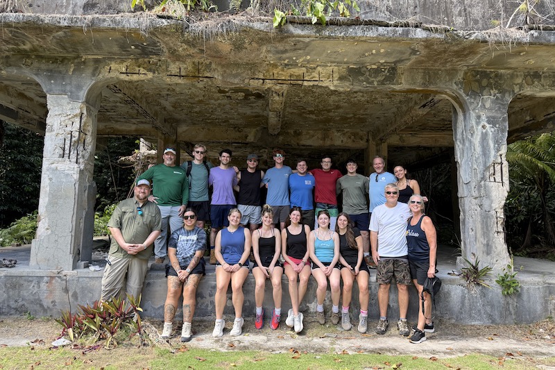 Using autonomous underwater vehicles that provide high-resolution sonar images of the sea floor, 14 undergraduates spent the winter session searching the waters of Palau, an island nation in the Western Pacific, to locate and repatriate missing World War II servicemembers. 