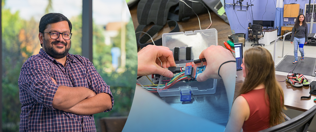 University of Delaware research scientist Sagar Doshi is developing next-generation wearable technologies capable of detecting precise changes in human movement. The UD-developed sensors embedded in Doshi’s wearable technologies can provide physical therapy clinicians and athletic trainers with useful data to make data-driven decisions about their patient’s or athlete’s recovery. As an Innovation Ambassador at UD, Doshi is sharing what he’s learned about invention with others.