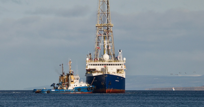 Scientists aboard the research vessel during the International Ocean Discovery Expedition 383 collected seafloor data that helped University of Delaware researchers uncover what drove a major shift in Earth’s glacial cycle roughly 1 million years ago.