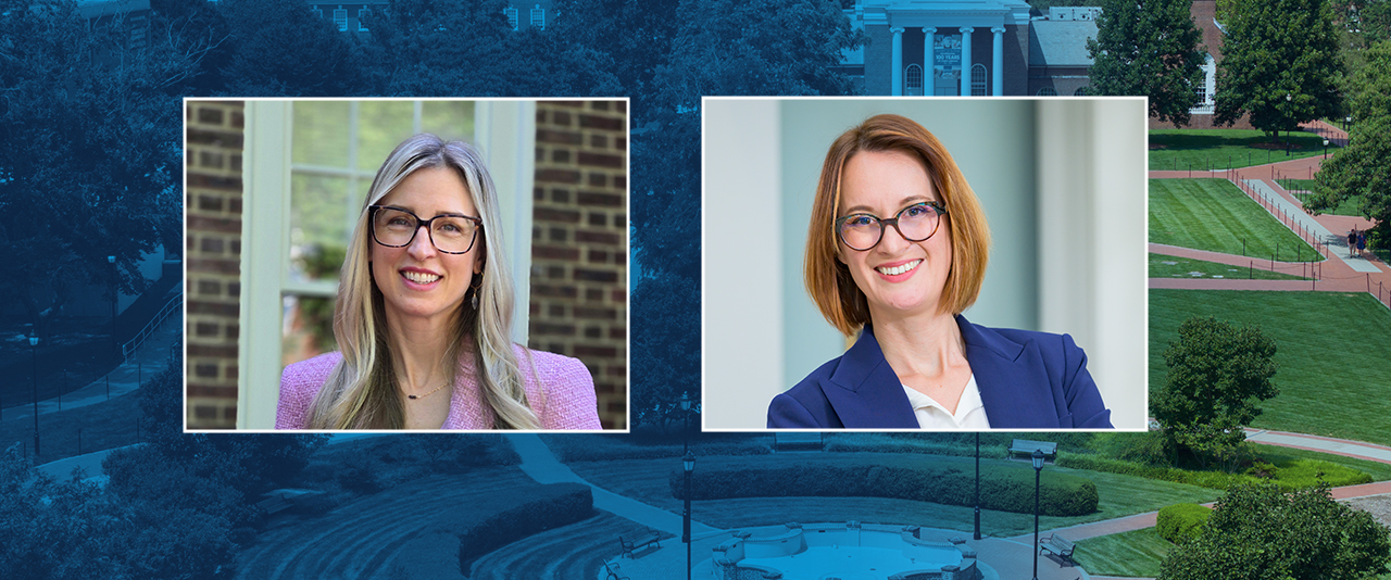 Marcaline Boyd, assistant professor of classics, and Laure Kayser, assistant professor of materials science and engineering, are the 2025 Gerard J. Mangone Young Scholars — promising faculty and accomplished researchers recognized by the University of Delaware’s Francis Alison Society.