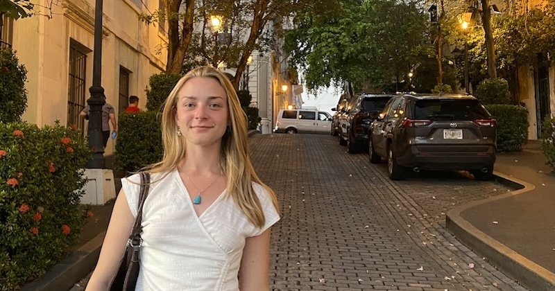 Caroline Keller is looking forward to expanding her Hindi language skills at one of India’s historic cultural centers, the American Institute of Indian Studies in Jaipur, India, thanks to being named a 2026 Critical Language Scholar.