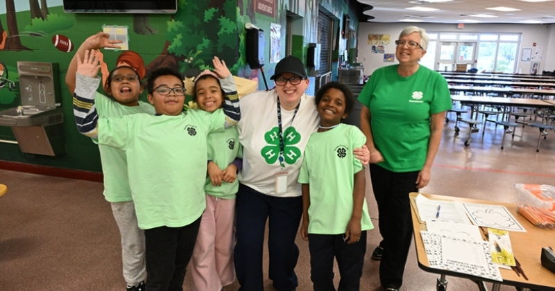 4-H youth discover the joy of learning at the afterschool program in Milford, Delaware.