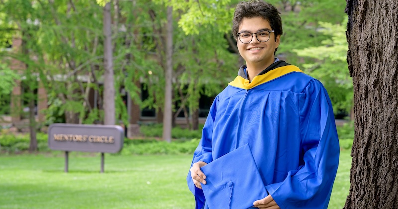 Mikul Duggal named 2026 High Index Senior with 190 credits. The award recognizes the graduating senior with the highest combined GPA and credit hours.
