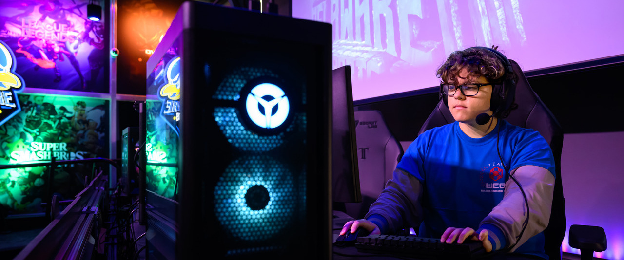 Aedin McKenna has several pathways open as a double major in game studies and esports and psychology.