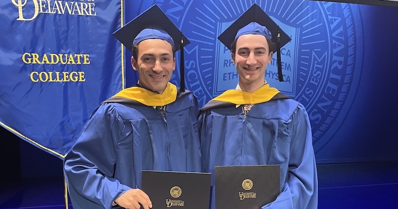 Brothers Michael and Tyler Manfre supported each throughout their shared academic journey.