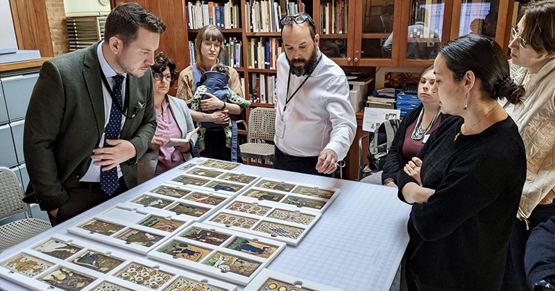 Art conservation faculty expertise in imaging science helps researchers identify pigments used in some of the earliest known tarot card decks.
