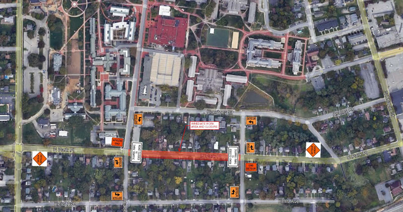 Section of East Park Place to be closed | University of Delaware