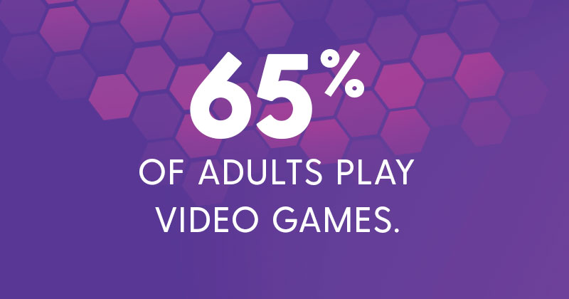 65% of adults play video games