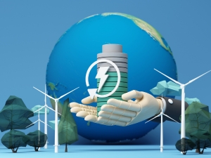 the earth with energy