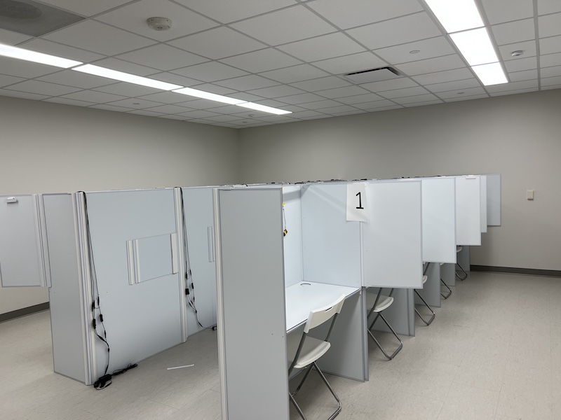 The taste-testing facility.