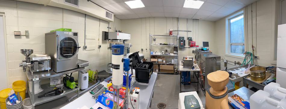 Part of the newly renovated food pilot plant.