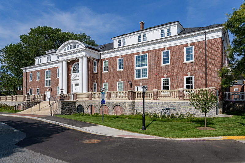 Exterior of Warner Hall