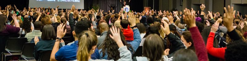 Kimberle Crenshaw lecture as part of the CBC's Black History Month Extravaganza held in Trabant on February 22, 2018.