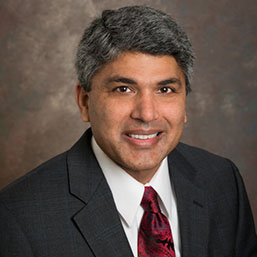 Publicity photo of Dr. Ajay Prasad, professor of mechanical engineering.