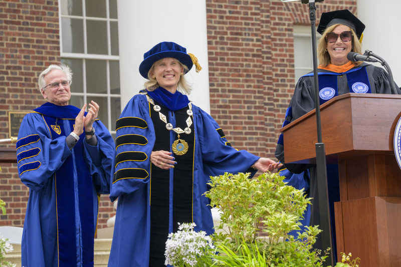 President Laura Carlson at the Inauguration