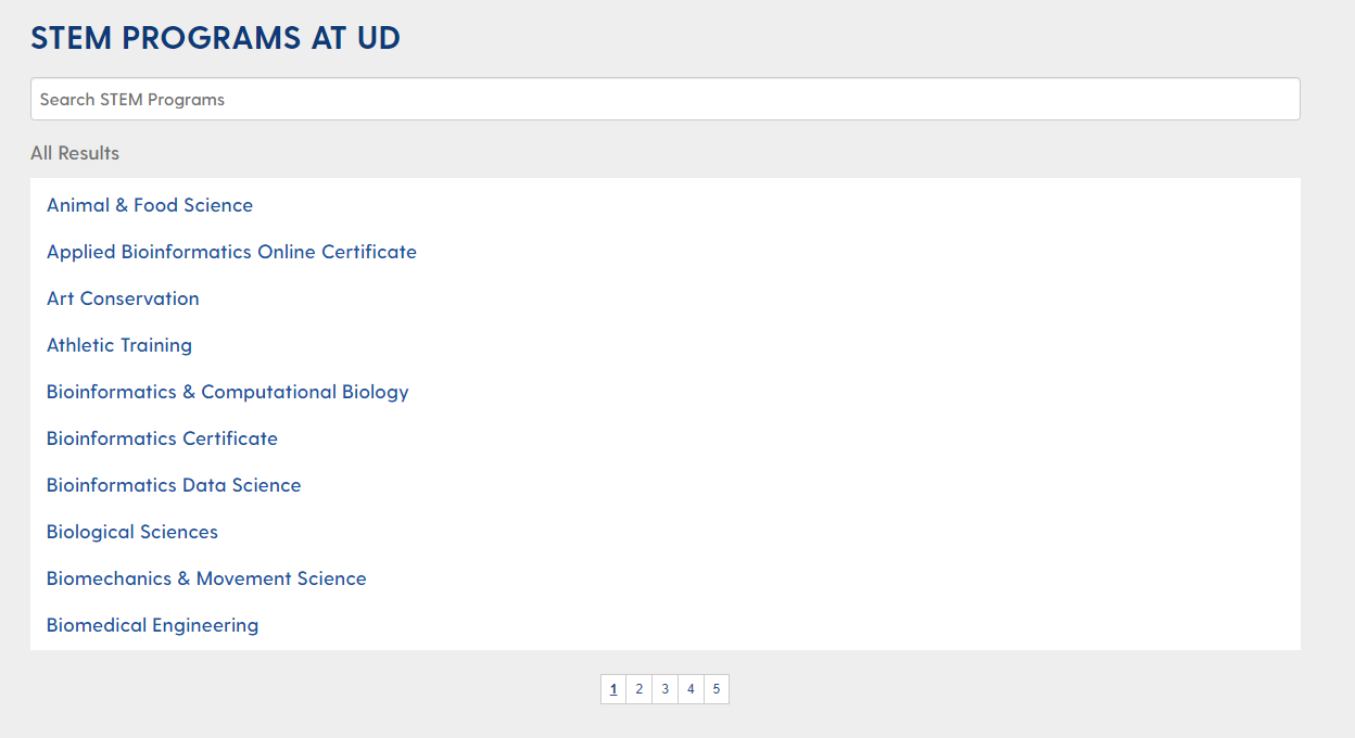 AEM Components List University of Delaware