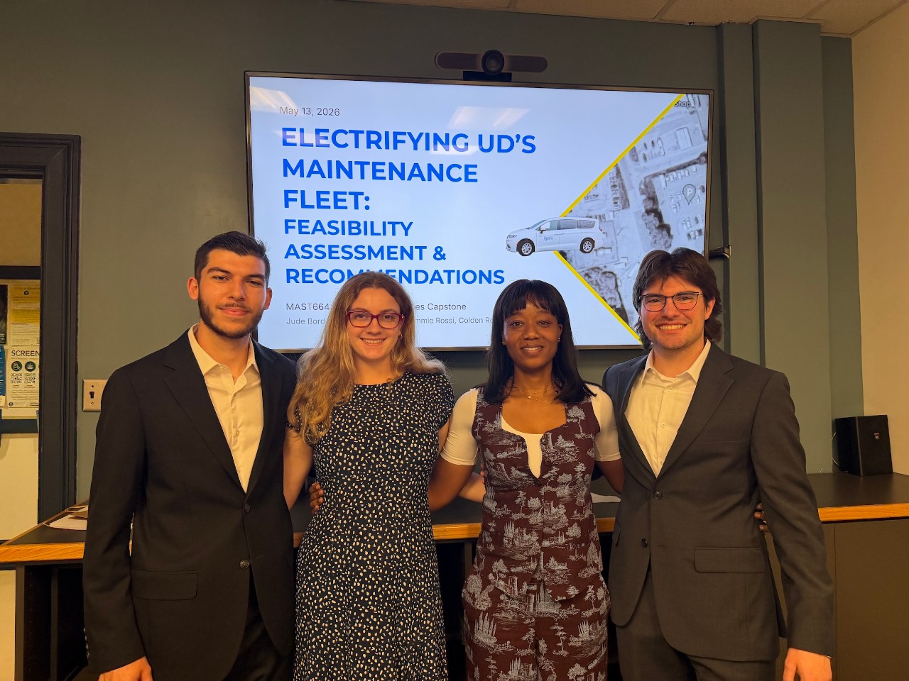 ESM students at 2026 capstone presentation