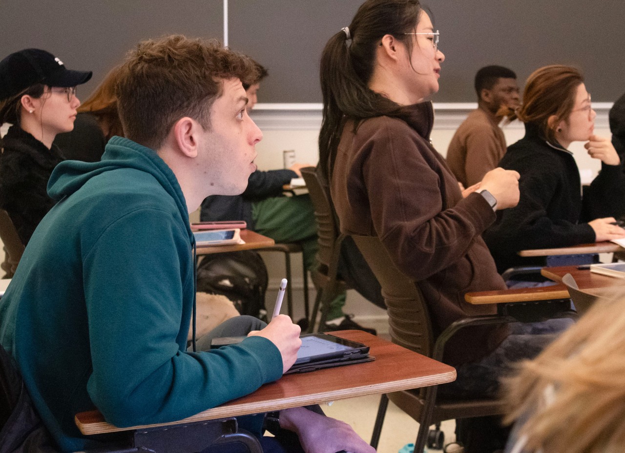 Students in a Stats class.