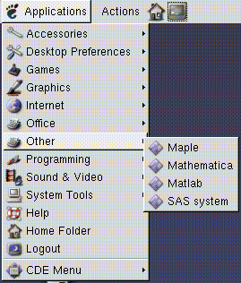 gnome other menu