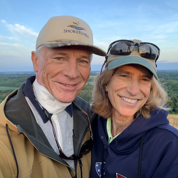 A headshot of Dr. Theodore Carski and his wife.