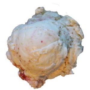 Scoop of Raspberry Cheesecake