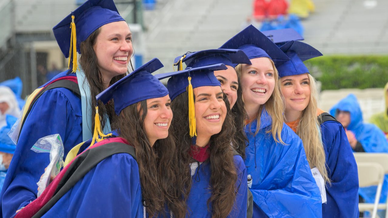 Graduates from the College of Health Sciences and College of Education & Human Development Commencement Ceremony on Saturday, May 29, 2021.
