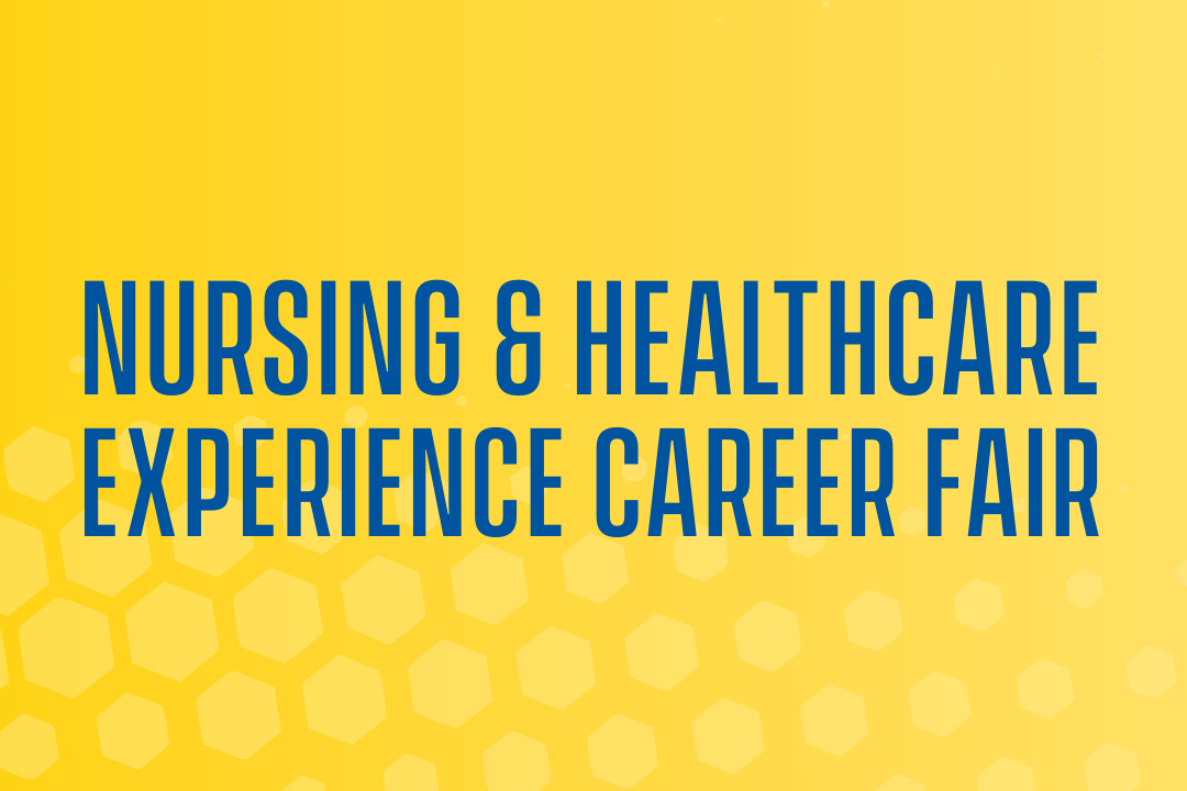 Fall 2025 UDCC Career Fair Website Banner Template 1080 x 720 px - 12 Nursing & Healthcare Experience Career Fair