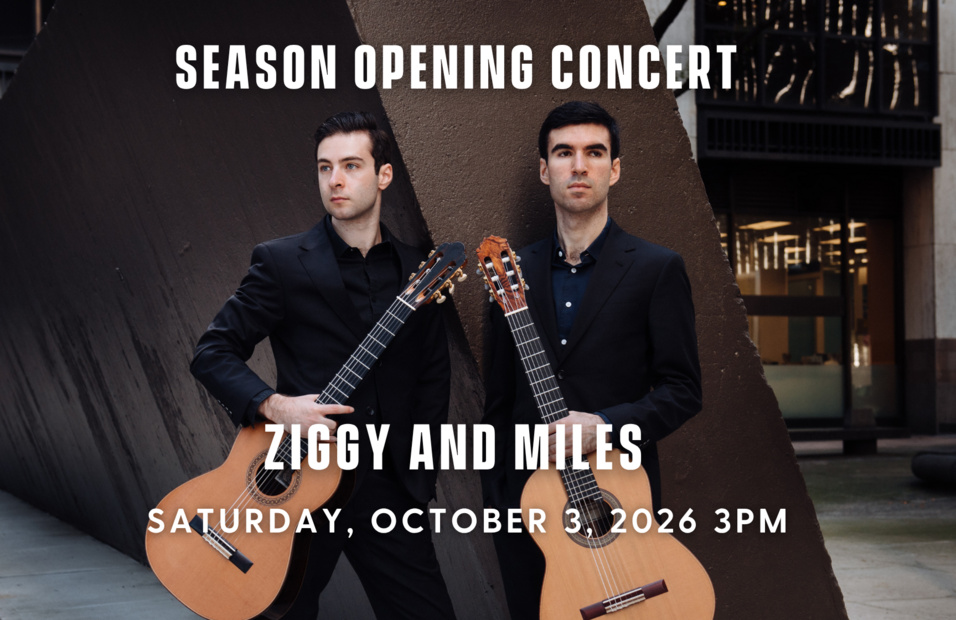 Season Opening Concert: Ziggy and Miles