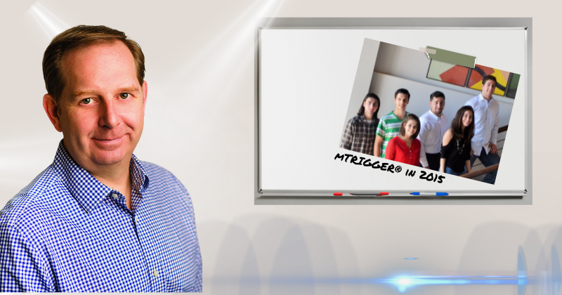 Brian Pryor with the Spin In Product development Team mTrigger Brian Pryor, Entrepreneur of Spin In mTrigger team