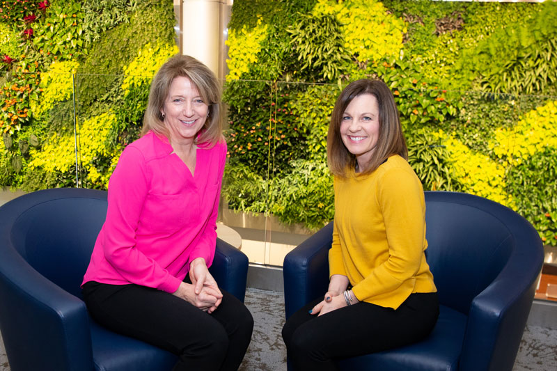 Tara Leonard and Diane Beneck, nutrition counseling