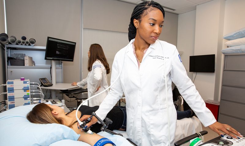 The Cardiovascular Nutrition Research Laboratory, a research group that seeks to understand the role of nutrition in cardiovascular disease under the direction of Shannon Lennon.