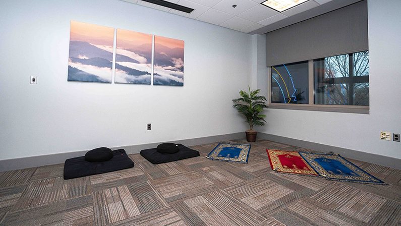 The Interfaith Meditation and Prayer Room in Trabant
